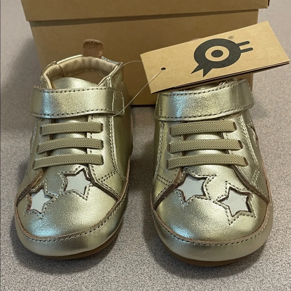 Old Soles Leather Baby Walker Shoes - High Splash  New with Tags Size US 7